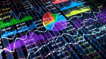48864735 - stock exchange 3d graph background, 3d illustration